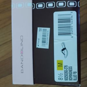 EUC blue rhinestone sandals size 8.5